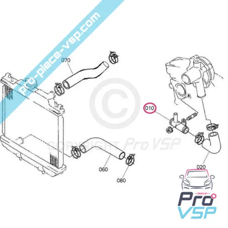 Furtun de apă metal kubota