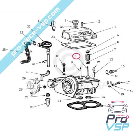 LOMBARDINI exhaust valve focs e progress