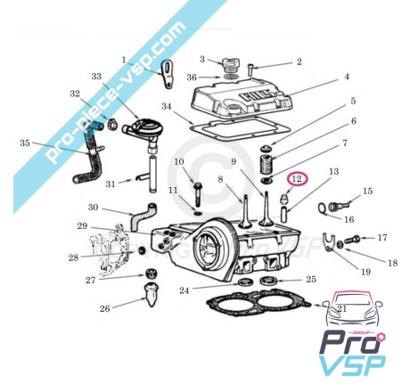 Valve tail seal