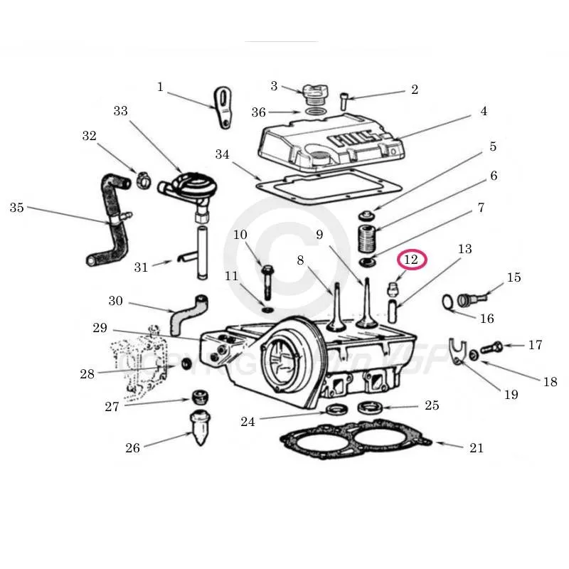 Valve tail seal