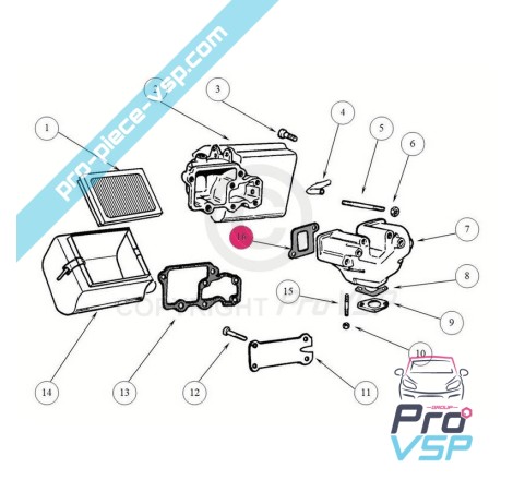 Exhaust manifold gasket