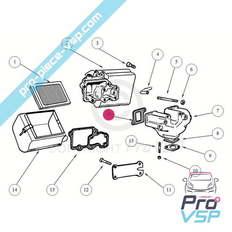 Exhaust manifold gasket