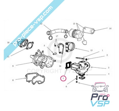 Exhaust manifold gasket