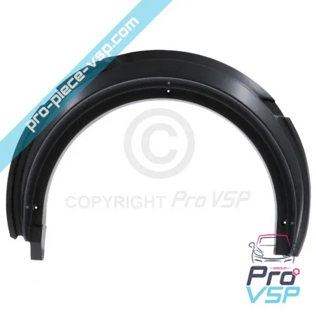 Front wheel passage straight and rear left adaptable in abs for Chatenet