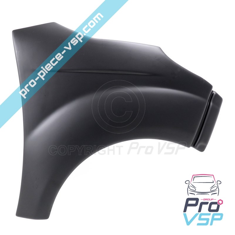 Abs plástico adaptável da asa dianteira direita para Ligier JS50 e JS50L (Fase 1)