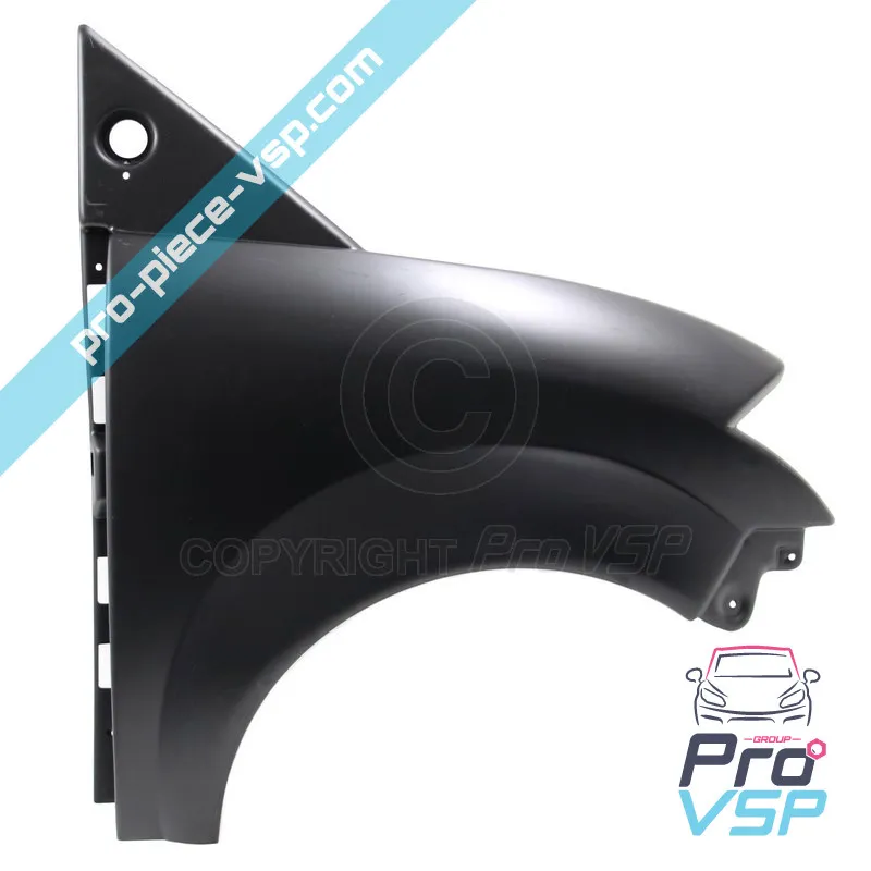 Aile avant droite adaptable en plastique ABS pour Microcar Mc1 Mc2