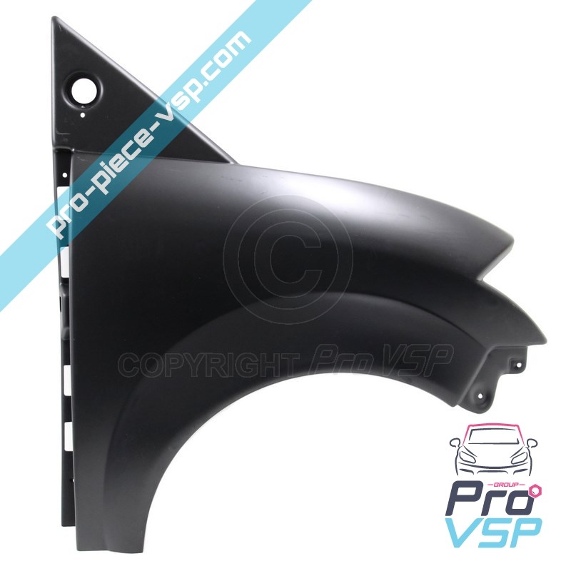 Abs plástico adaptável da asa dianteira direita para Microcar Mc1 Mc2