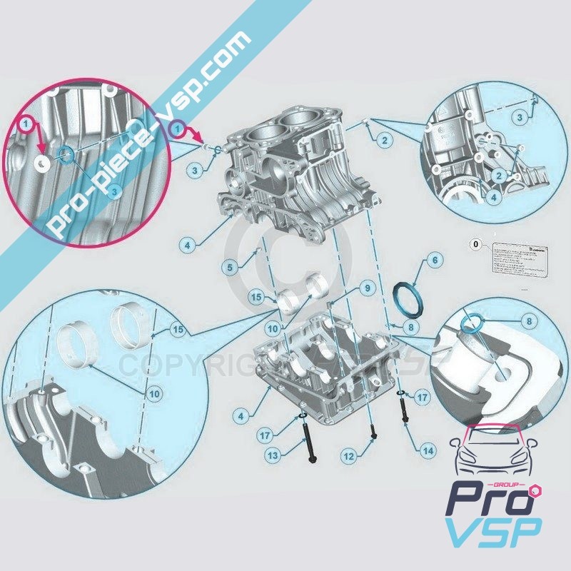 Bouchon de bloc moteur