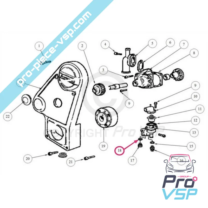 Cap conjunto ou sensor de temperatura do motor Lombardini Focs, Progress