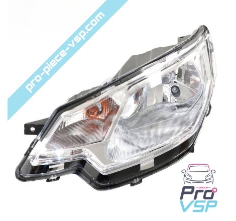 Left headlight (chrome bottom)
