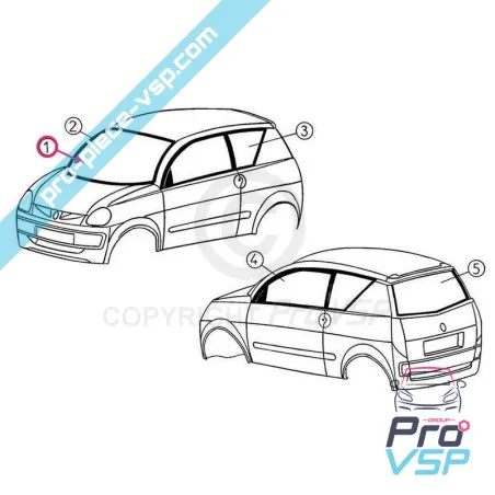 Adaptable windshield for Aixam