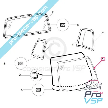 Windshield for Greek eke