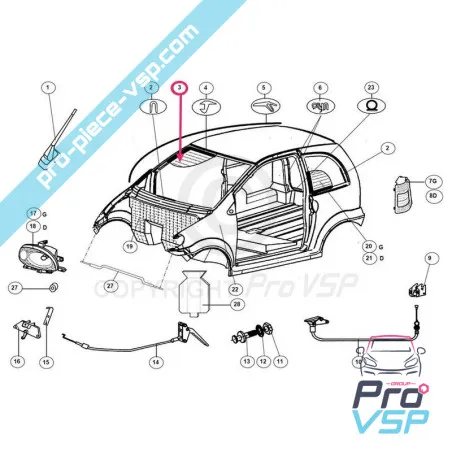 Windshield for JDM albizia and abaca