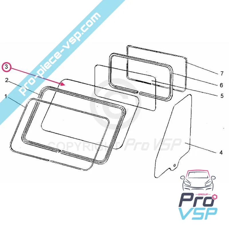 Parbriz pentru Tasso domino