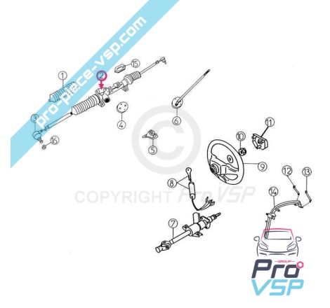 Steering rack