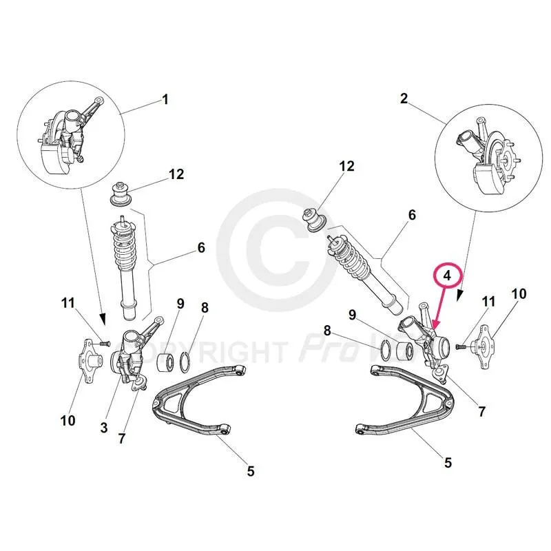 Left hub holder
