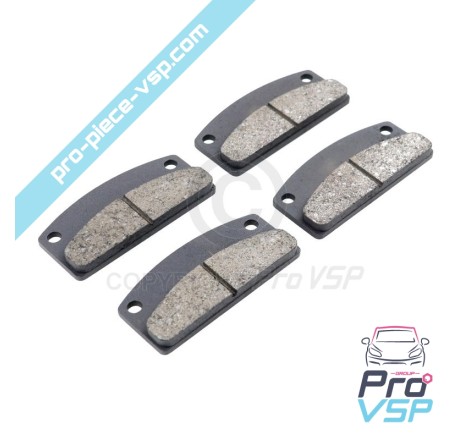 Pastilhas de freio traseiras adaptáveis para Microcar Jdm