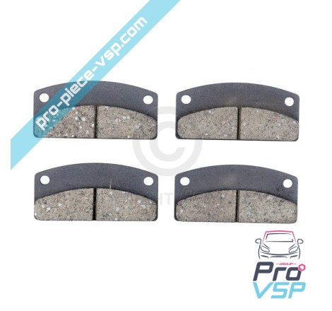 Pastilhas de freio traseiras adaptáveis para Microcar Jdm