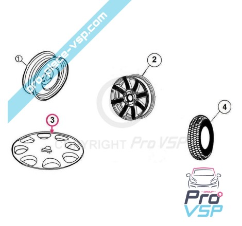 HUBCAP da 13 pollici