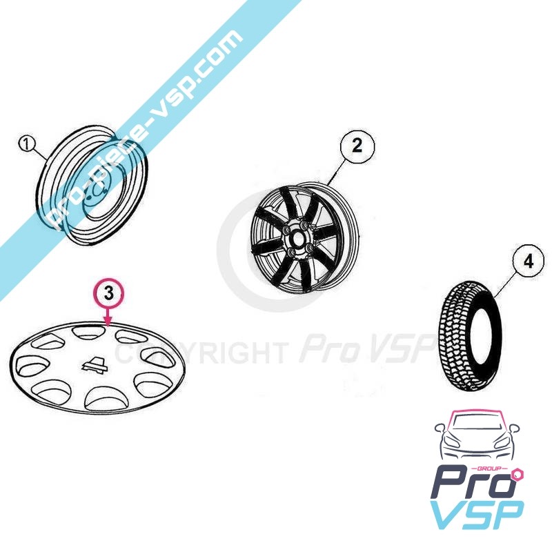HUBCAP da 13 pollici
