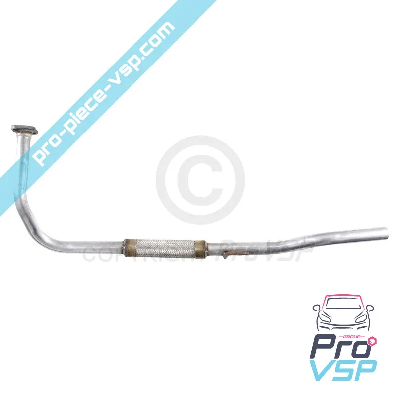 Collecteur d'échappement avec flexible pour chatenet barooder , speedino avec moteur Lombardini Focs diesel