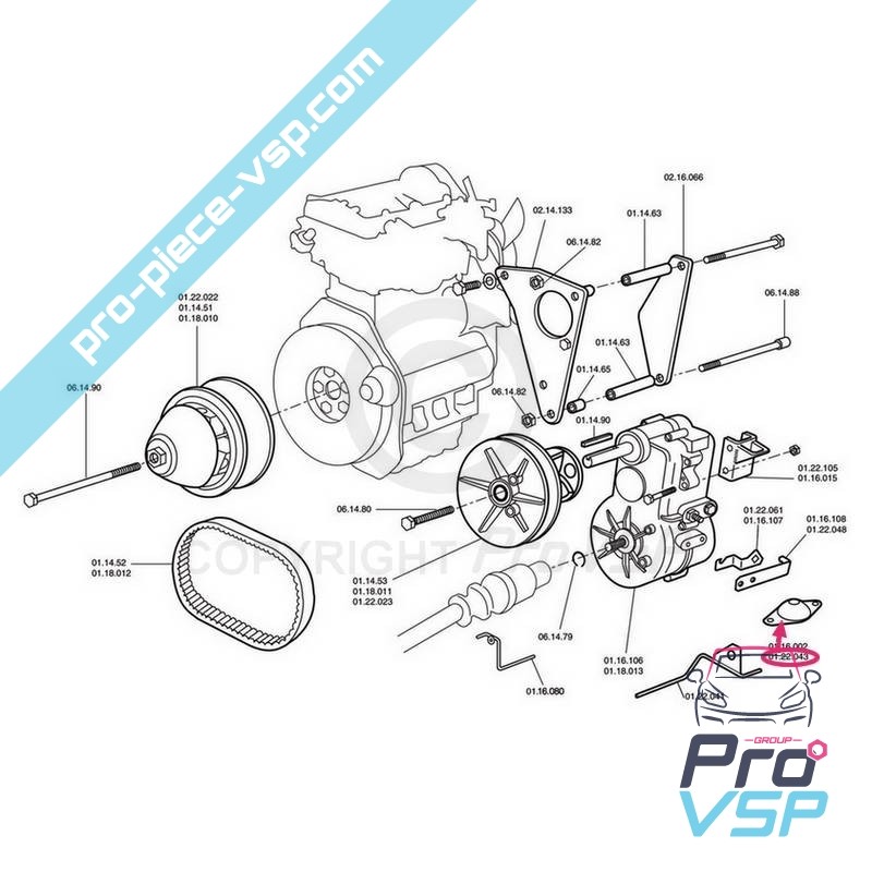 Stummer Motorblock