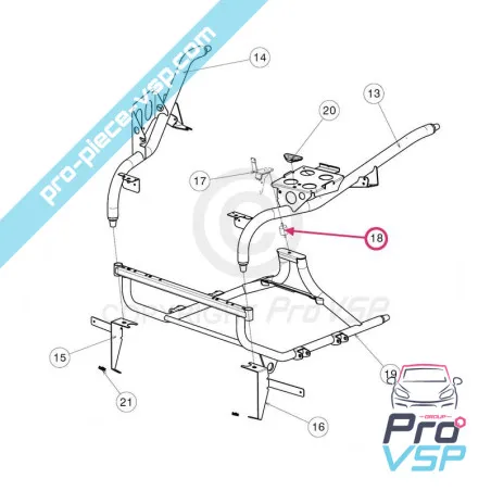 Silent bloc moteur arrière pour jdm