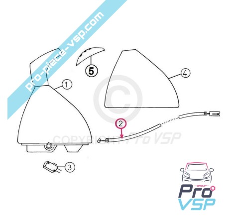 Cabo de inversor adaptável para aixam Mega multitruck Fase 2