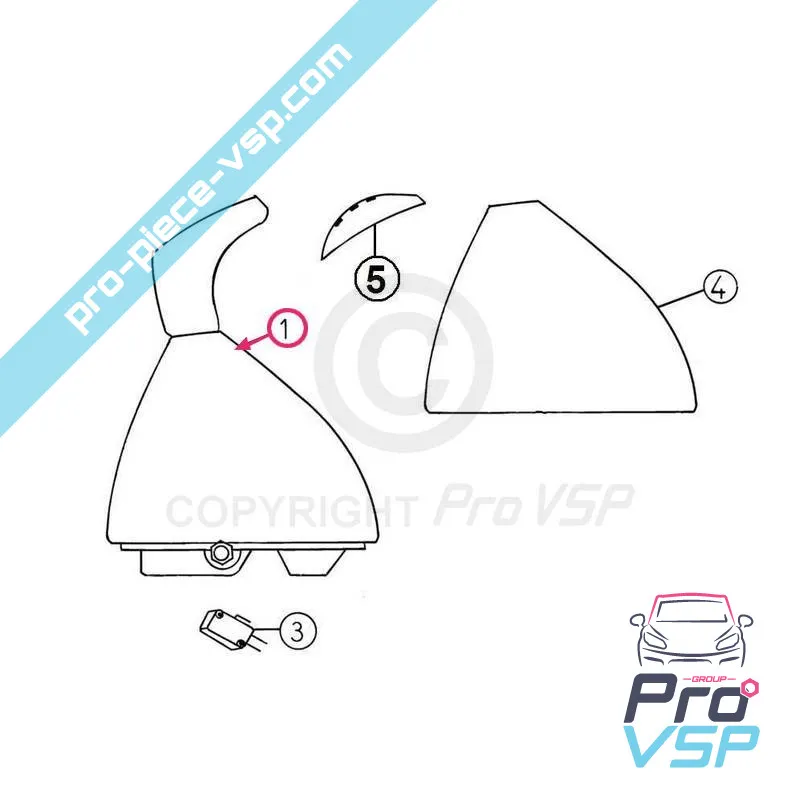 Leva di velocità per aixam elettrici