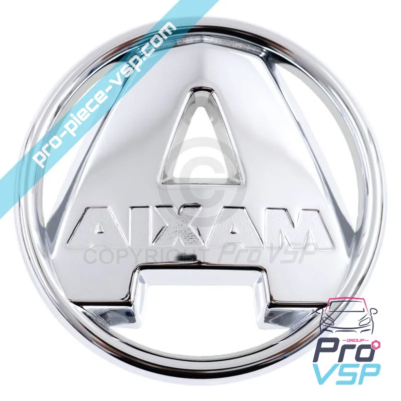 Logo chromé Aixam
