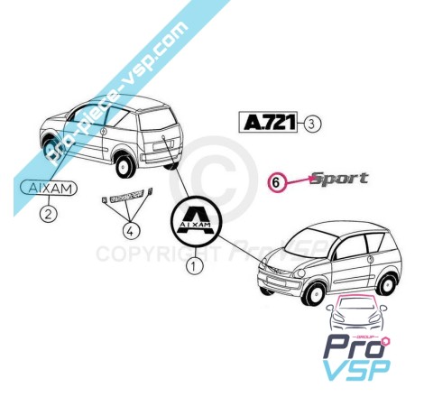 Logotypen Aixam Sport