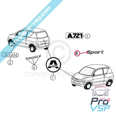 Logo Aixam Esporte