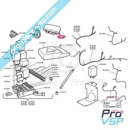 Plafoniera per chatenet barooder ch26 , ch28 , ch30 , ch32 , pick-up , sporteevo e Italcar