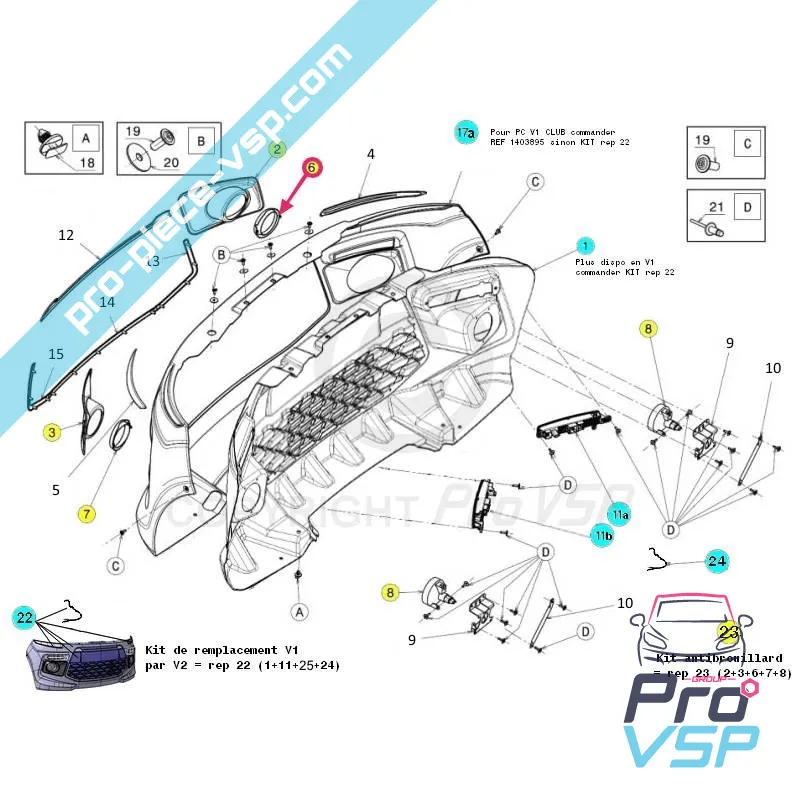 Chromium-plated recta marco anti-bubble para Ligier