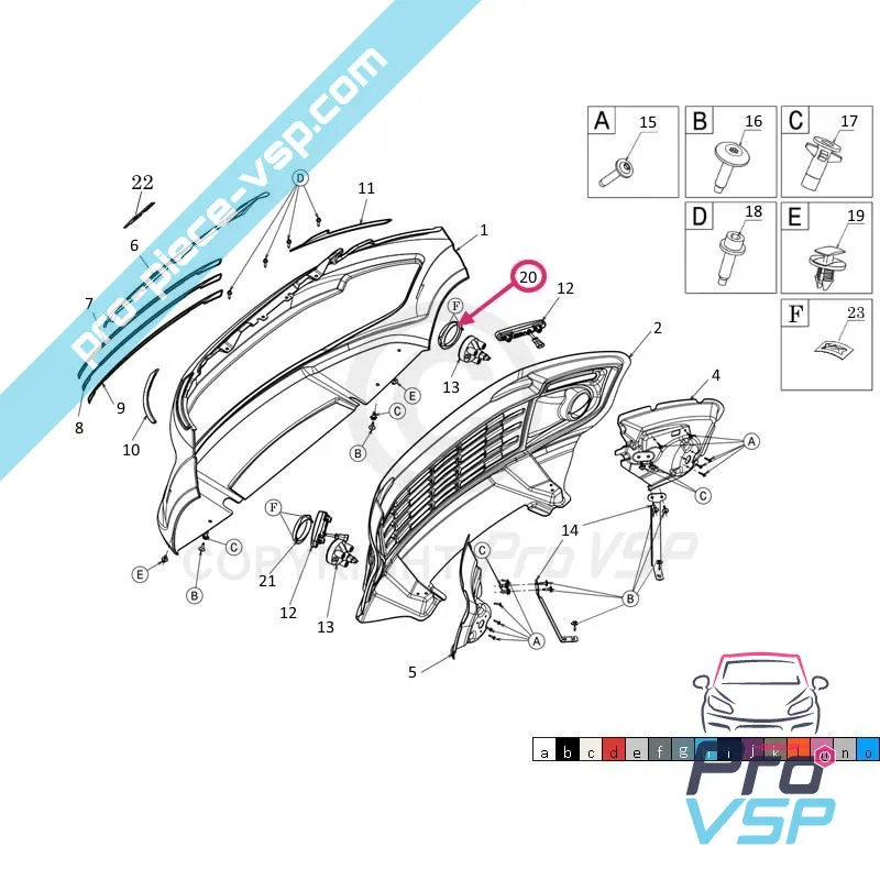 Chromium-plated recta marco anti-bubble para Ligier