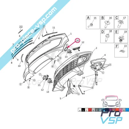 Chromium-plated recta marco anti-bubble para Ligier