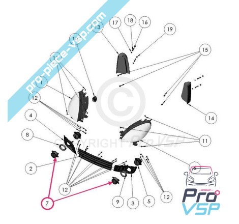 Cache de nevoeiro para ligier