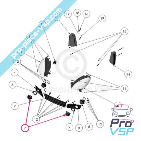 Cache de nevoeiro para ligier