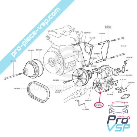 Origin gearbox Comex pentru Microcar , Chatenet , Aixam , Casalini , Bellier