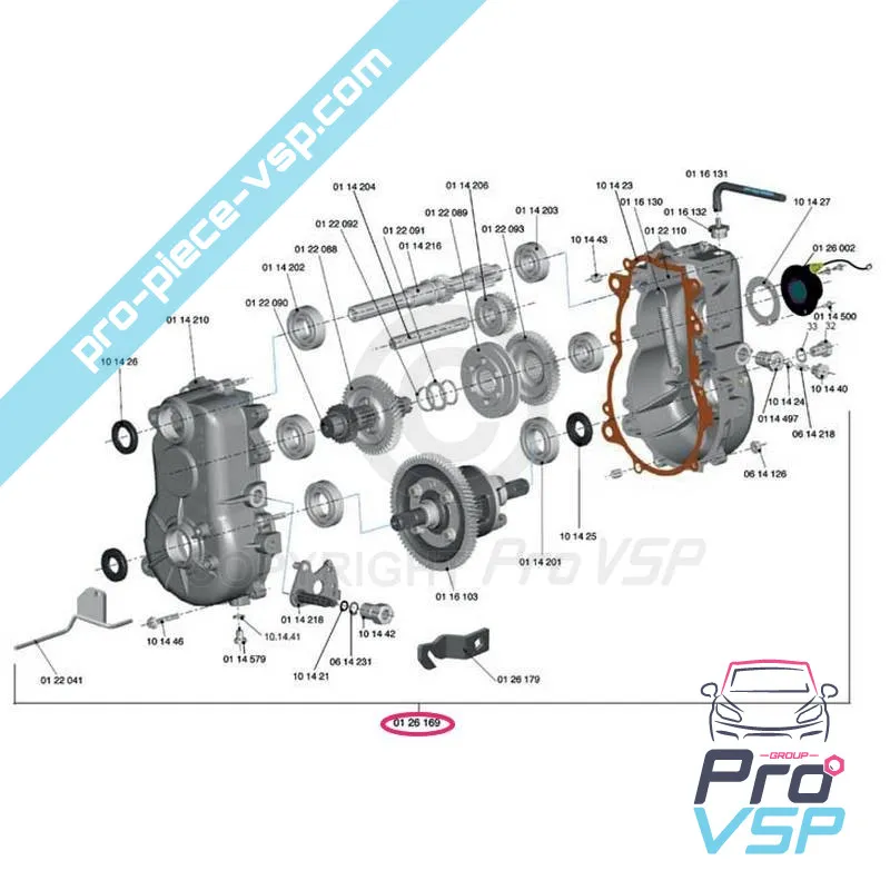 Cambio adattabile per Chatenet Stella , Media , Barooder , Speedino , CH26 , CH28 , CH30 , CH32 , Pick-up , Sporteevo
