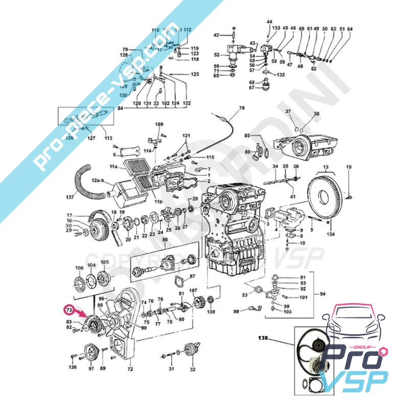 Courroie d'alternateur adaptable pour microcar virgo 3 mc1 mc2 grecav sonique