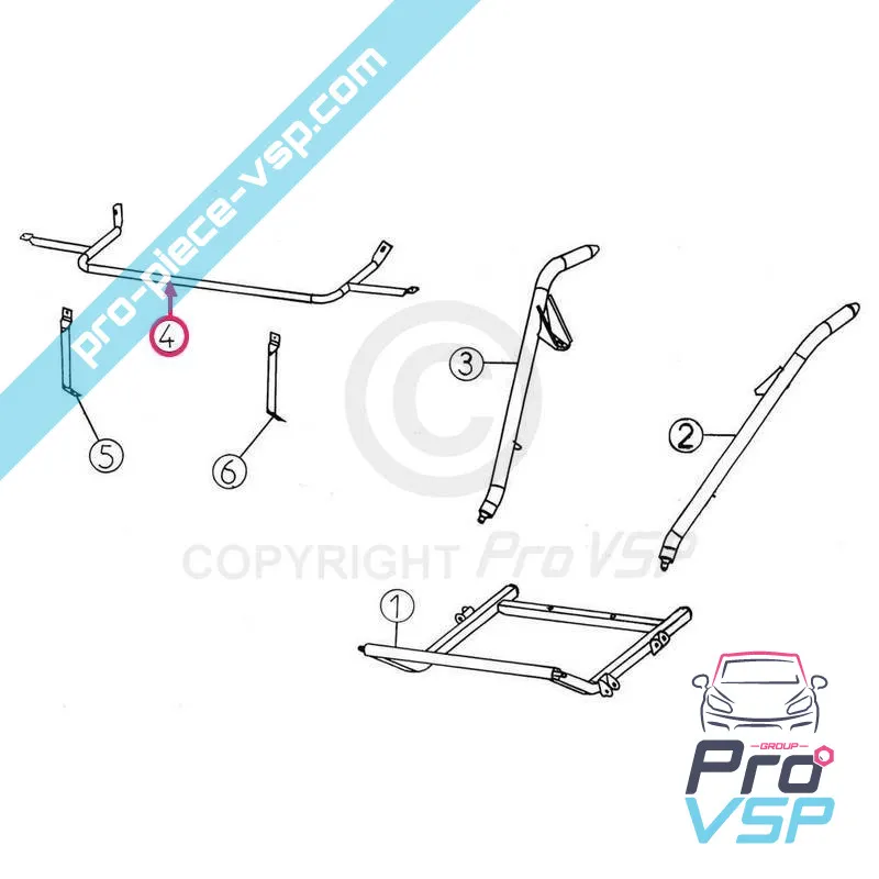 Superior crossing for Aixam 400 400evo and 400.4