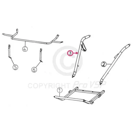 Mukautettava jambage for aixam 400 400evo 500sl 400.4 500.4 500.5