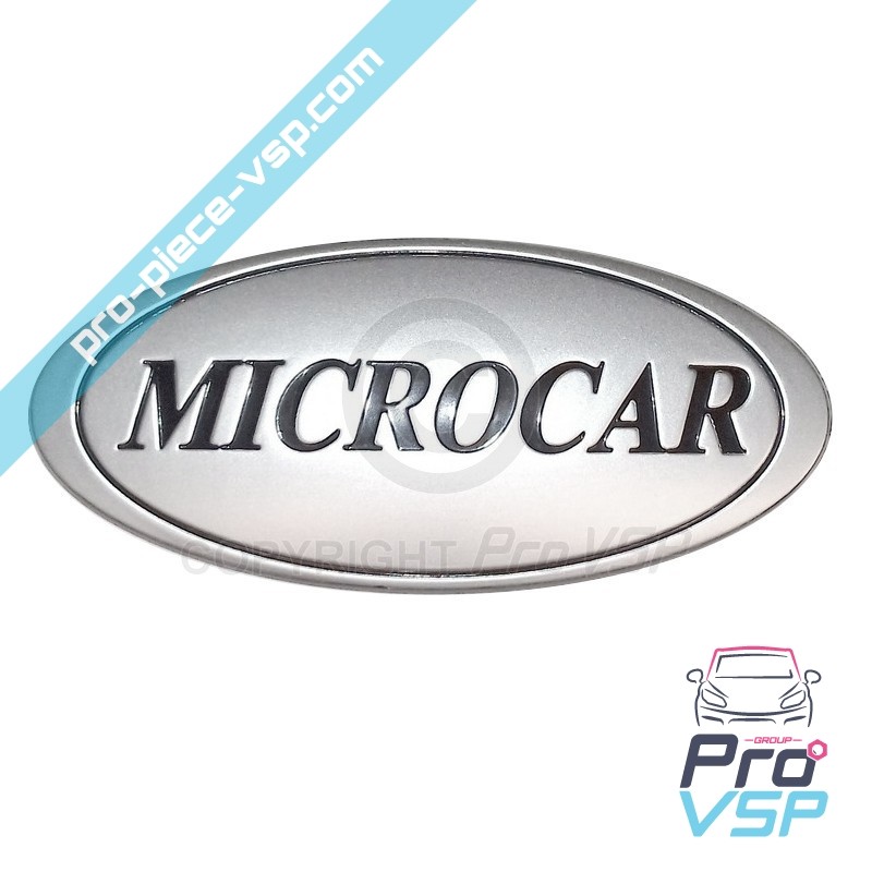 Huva och baklucka logo för mikrokar mc1 och mc2
