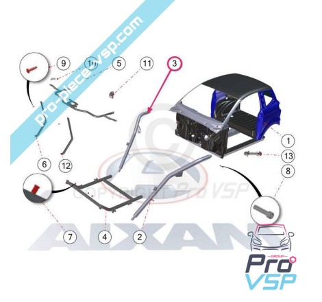 Straight suspension leg