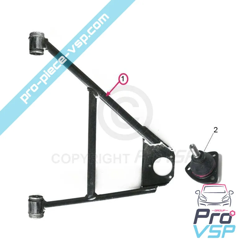 Right front triangle for casalini sulky m10