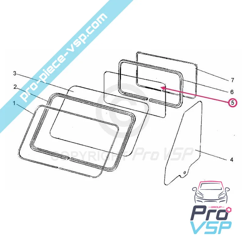 Rear window for Tasso domino