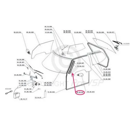 Vasen ovi-ikkuna chatenet ch26 , ch28 , ch30 , ch32 , pick-up , sporteevo