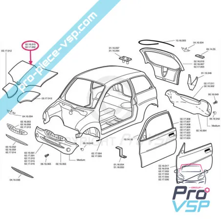 Coprire ABS plastico adattabile per Chatenet Media Barooder Speedino