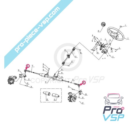 Steering ball
